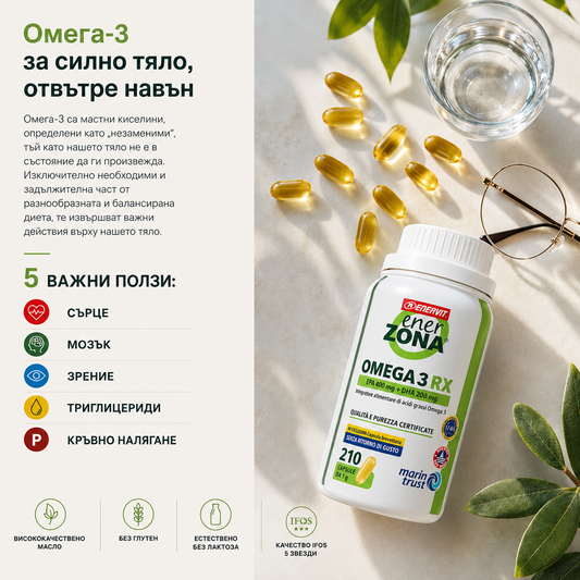 ЕнерЗона Омега 3 RX 1 гр 210 капс