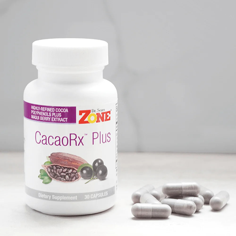 Dr. Sears' Zone Полифеноли CacaoRx Плюс - 30 капсули