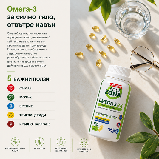 ЕнерЗона Омега 3 RX 0,5 гр 180 капс
